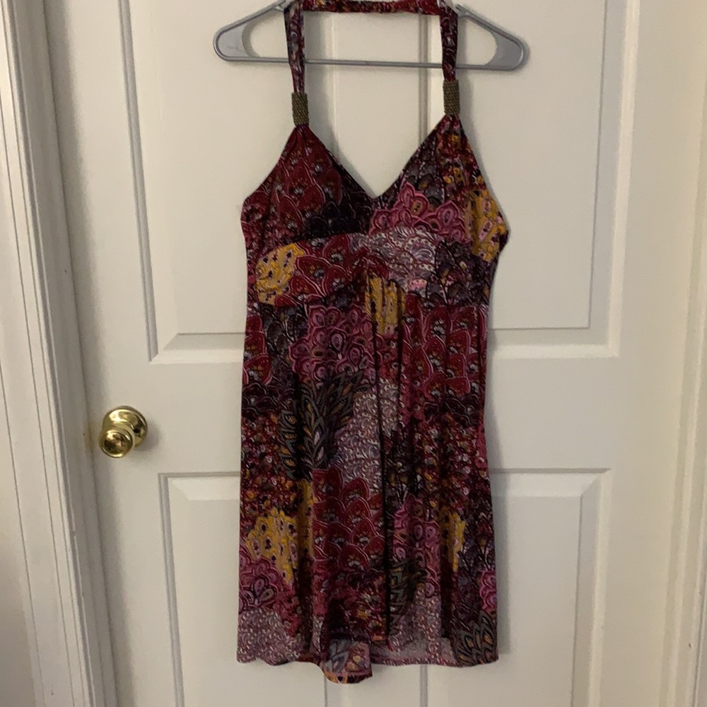 Cristinalove Multicolored Halter Dress